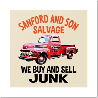 Sanford And Son Salvage We Buy And Sell Junk Posters and Art